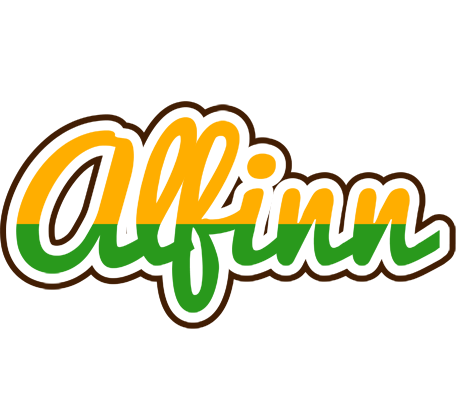 Alfinn banana logo