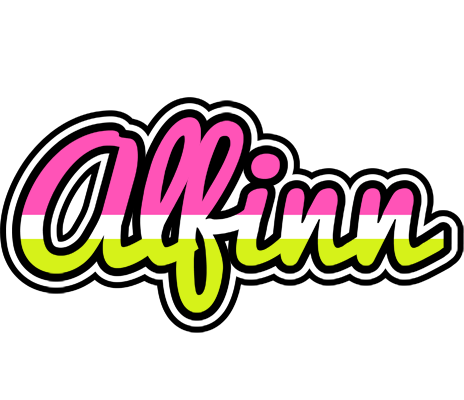 Alfinn candies logo