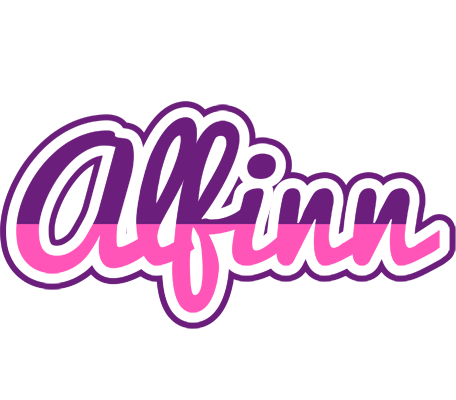 Alfinn cheerful logo