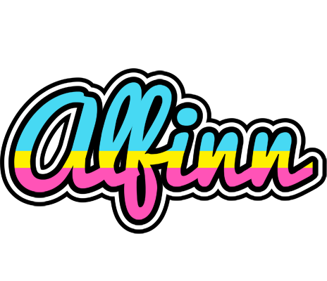 Alfinn circus logo