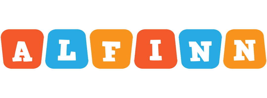 Alfinn comics logo
