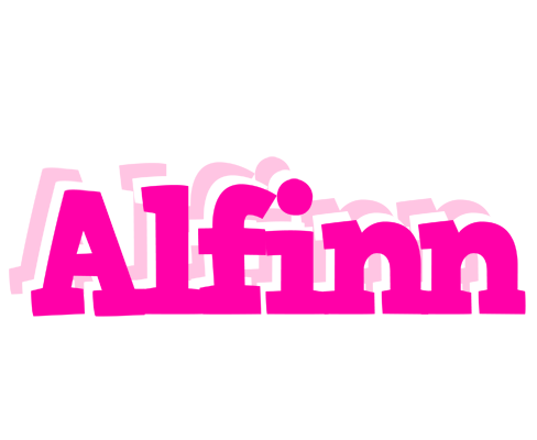 Alfinn dancing logo