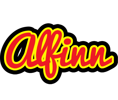 Alfinn fireman logo