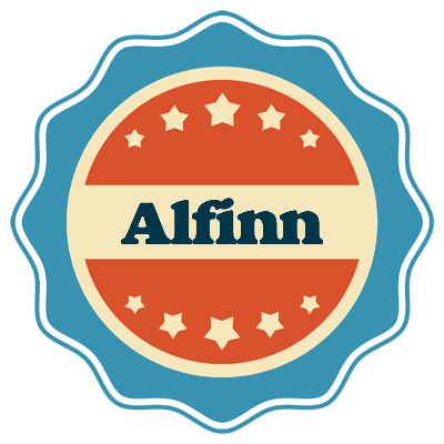 Alfinn labels logo