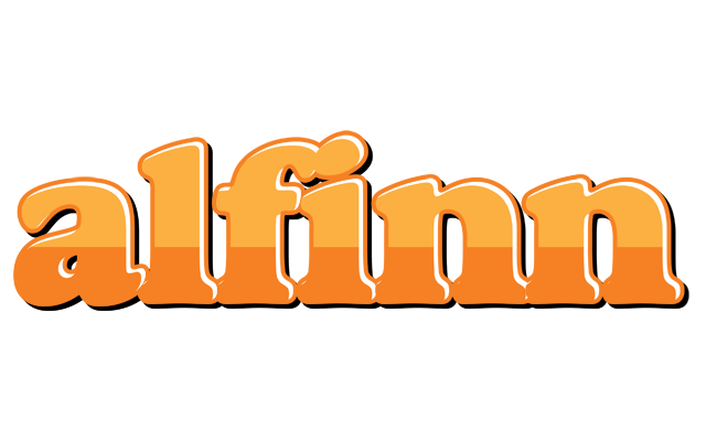 Alfinn orange logo