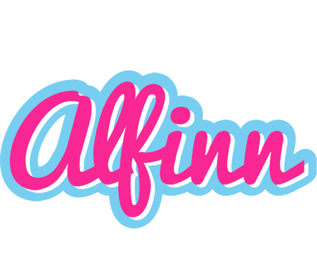 Alfinn popstar logo