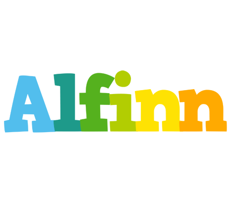 Alfinn rainbows logo