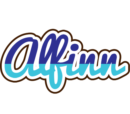 Alfinn raining logo