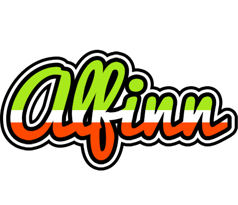 Alfinn superfun logo