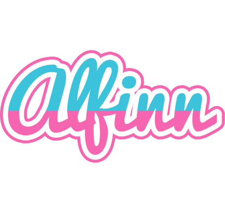 Alfinn woman logo