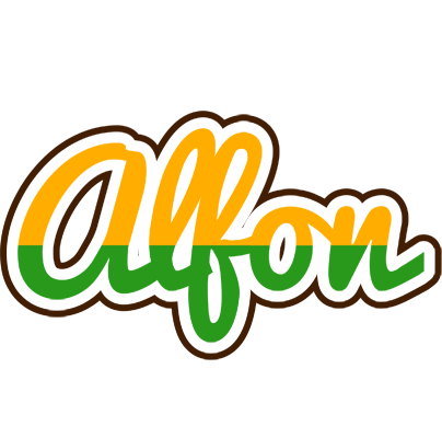 Alfon banana logo