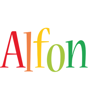 Alfon birthday logo
