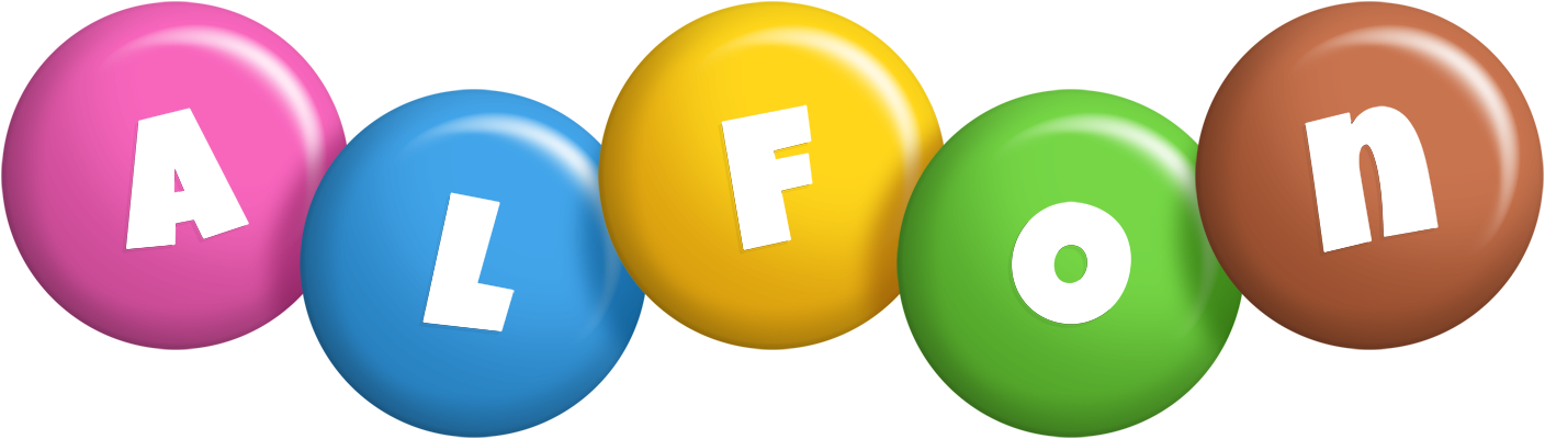Alfon candy logo
