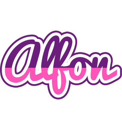 Alfon cheerful logo