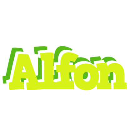 Alfon citrus logo