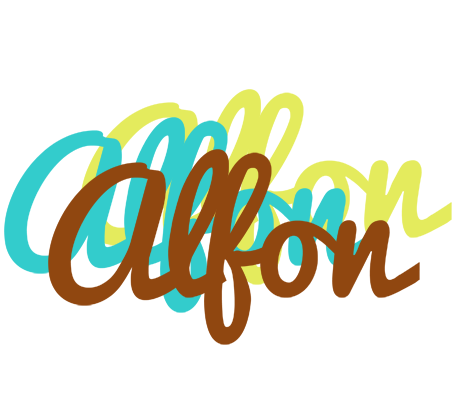 Alfon cupcake logo