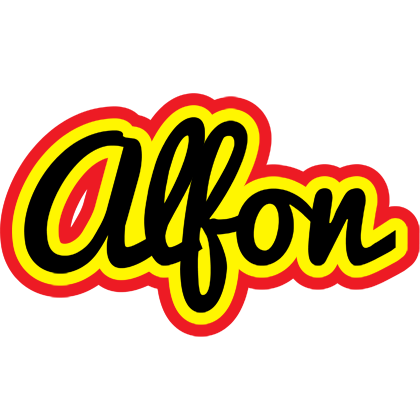 Alfon flaming logo