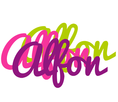 Alfon flowers logo