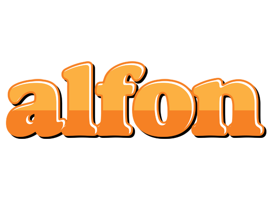Alfon orange logo