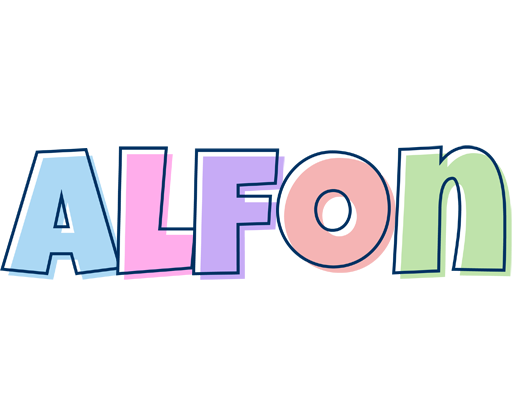 Alfon pastel logo