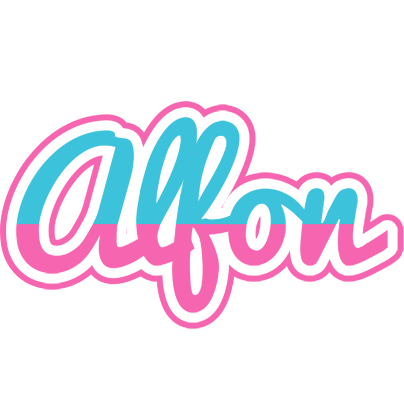 Alfon woman logo