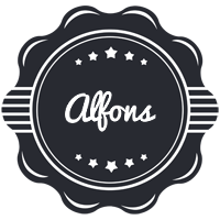 Alfons badge logo