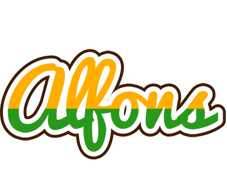 Alfons banana logo