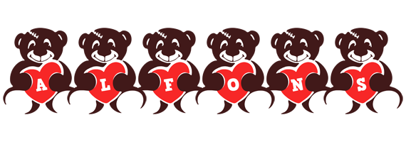 Alfons bear logo