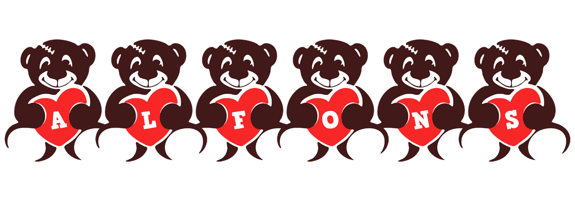 Alfons bear logo