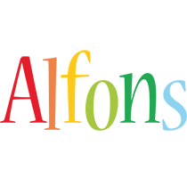 Alfons birthday logo