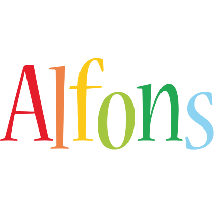 Alfons birthday logo
