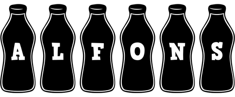 Alfons bottle logo