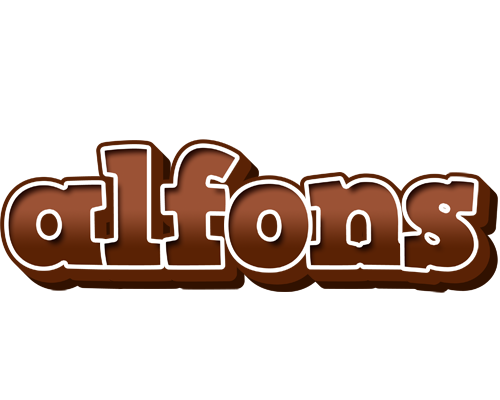 Alfons brownie logo