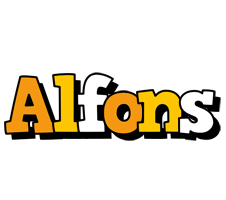 Alfons cartoon logo