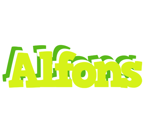 Alfons citrus logo