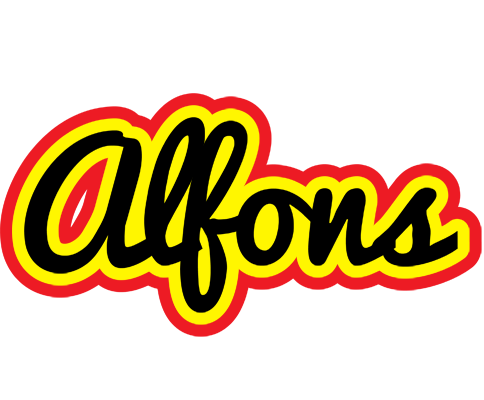Alfons flaming logo