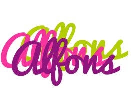 Alfons flowers logo