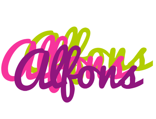 Alfons flowers logo
