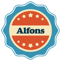 Alfons labels logo