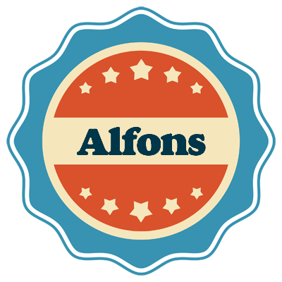 Alfons labels logo