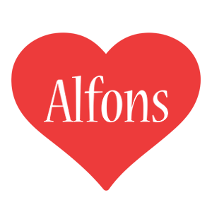 Alfons love logo