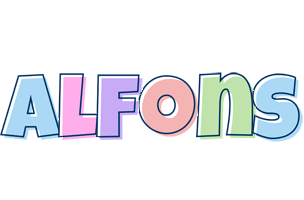 Alfons pastel logo