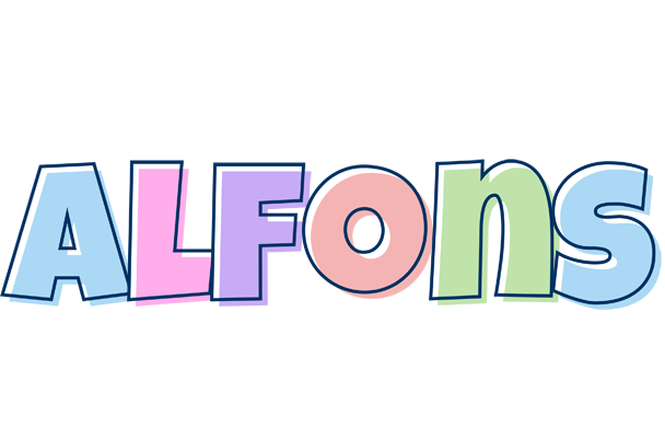 Alfons pastel logo