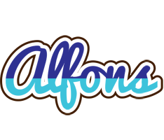 Alfons raining logo