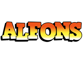 Alfons sunset logo