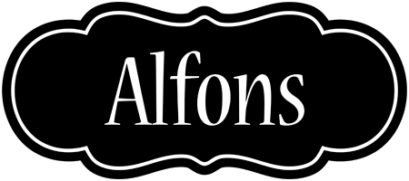 Alfons welcome logo