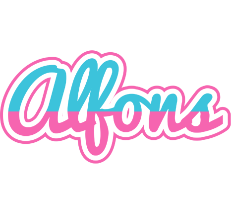 Alfons woman logo