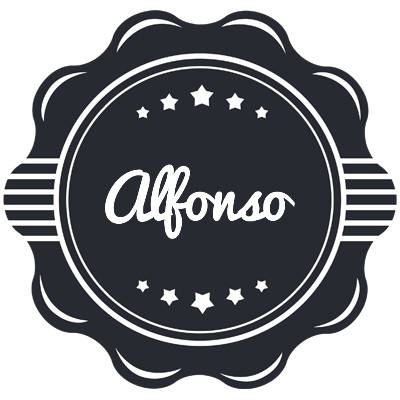 Alfonso badge logo