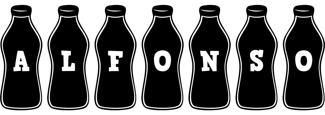 Alfonso bottle logo