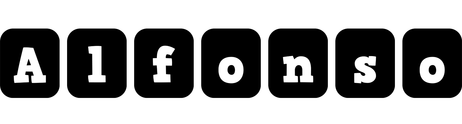 Alfonso box logo